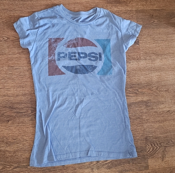 tnt Other - Pepsi Kids Blue Graphic T-Shirt Size L